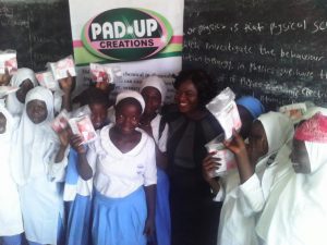 Olivia Oyemaobi , CEO of Pad-Up Creations