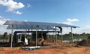 MALAWI: 600 farmers get a solar-powered irrigation system ©Sharp