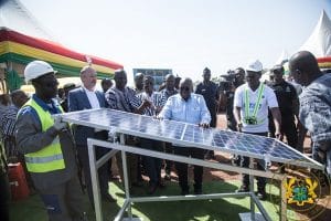 GHANA: Start of construction of two solar power plants financed by KfW©Presidency of the Republic of Ghana