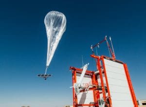 KENYA: Loon's first solar-powered balloon brings internet connection©Loon LCC