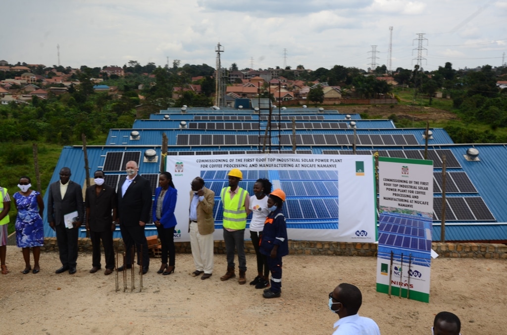 UGANDA Nucafe equips its Namanve plant with a 172 kWp PV solar power