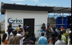 GHANA: Grino installs a solar-powered desalination system in Cape Coast©Grino