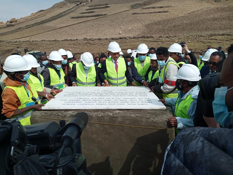 ETHIOPIA: the government launches the works of the Ajima-Chacha irrigation dam©ANRS Water, Irrigation and Energy Development Bureau