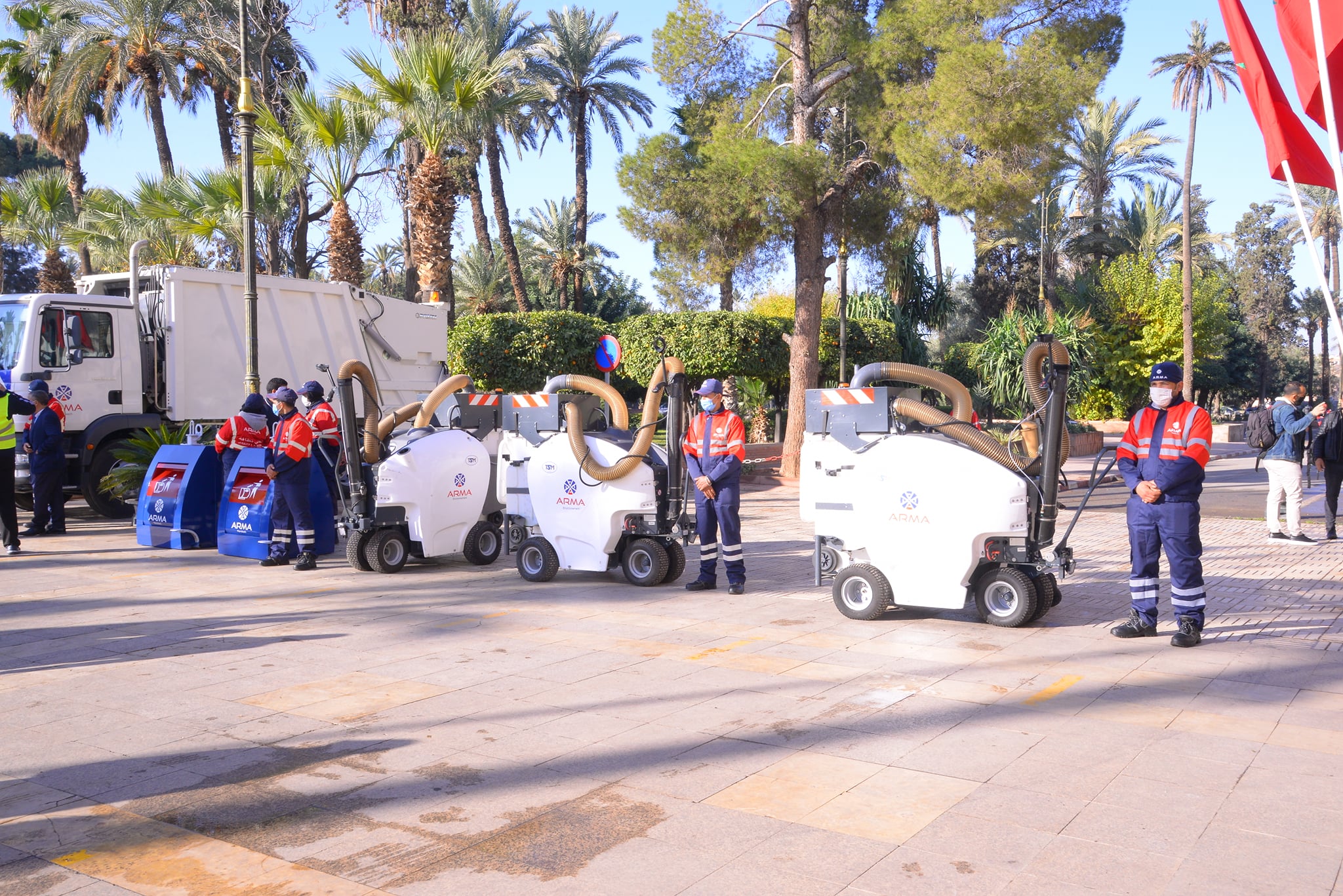 AUTOCLAM Mise à la terre au poteau pour réseau aérien - PROMATO -  Casablanca - Maroc