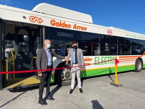 SOUTH AFRICA: Golden Arrow introduces electric buses to its fleet in Cape Town© Golden Arrow