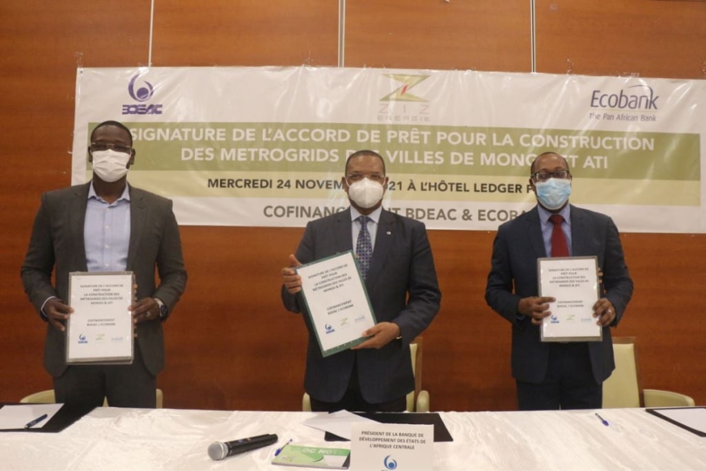 TCHAD : la BDEAC prête 6 M€ à Ziz pour des mini-grids solaires hybrides dans 2 villes © BDEAC