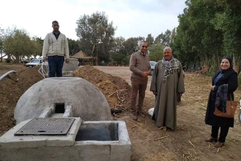 ÉGYPTE : quatre unités produisent du biogaz à partir des déchets organiques à Fayoum©Ministère égyptien de l'Environnement