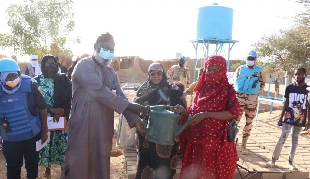 MALI: In Kidal, UNMISMA supports the implementation of water projects©UNMISMA