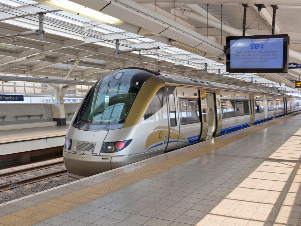 AFRIQUE DU SUD : le réseau ferroviaire Gautrain sera alimenté par les énergies vertes©Denis Kabanov/Shutterstock