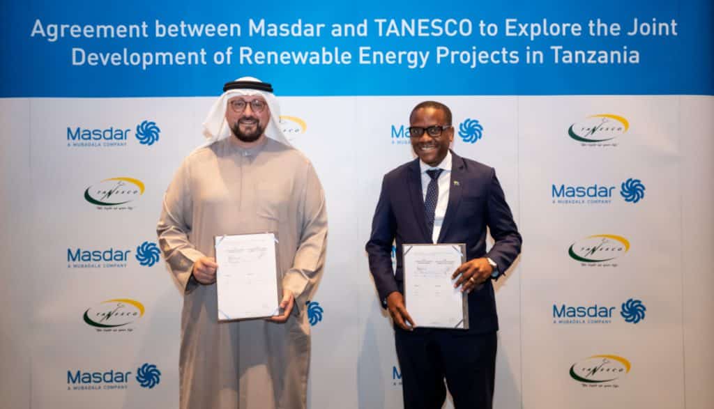 TANZANIA: TANESCO joins forces with Masdar to produce 2 GW of clean energy©Tanesco