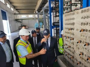 MOROCCO: Laâyoune desalination plant supplies its first m3 of water©Onee