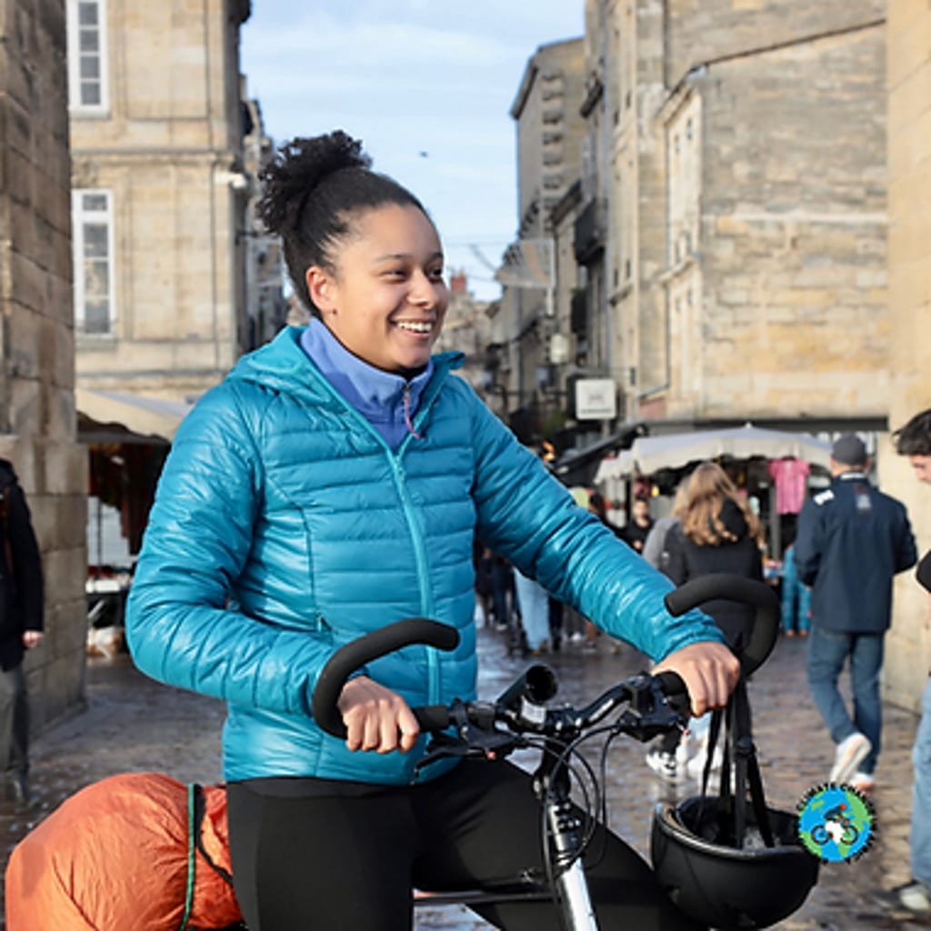 AFRIQUE : l’activiste Alizée Mabilon pédalera dans 11 pays en proie à la sècheresse©Riding 4 Climate Change