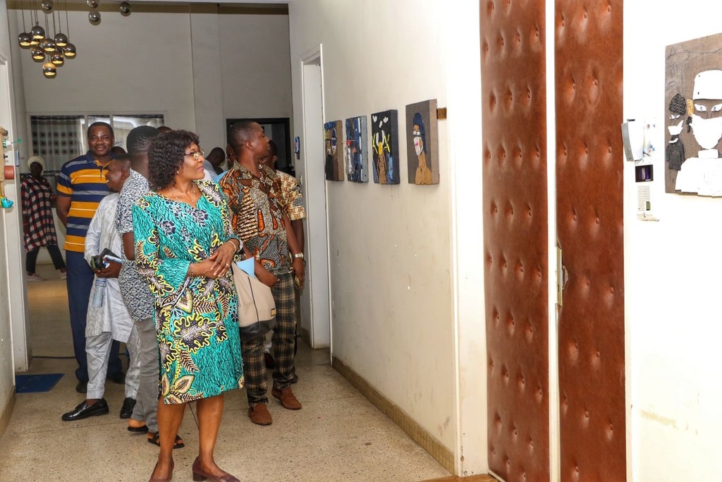 TOGO : à Lomé, des jeunes soutenus par l’AFD recyclent les déchets en objets d’art©DAGL