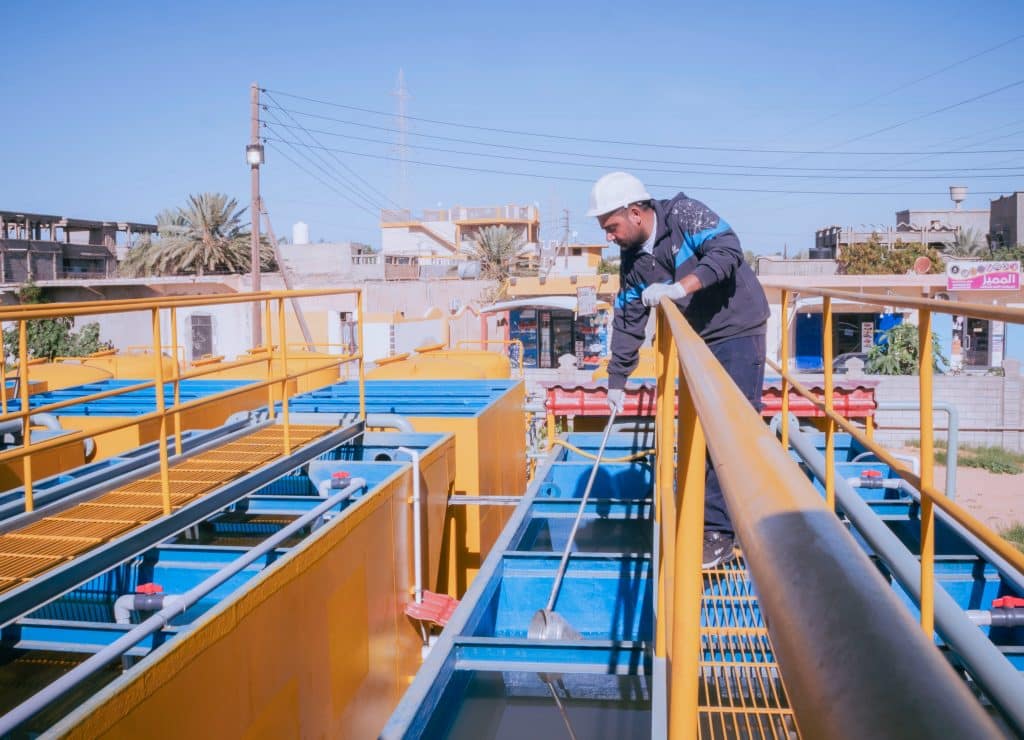 LIBYA: Garabulli is equipped with 4 compact units for the treatment of its wastewater © UNDP