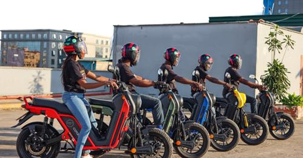 KENYA: "Corbett", ARC Ride's new electric motorbike on the road in Nairobi ©ARC Ride