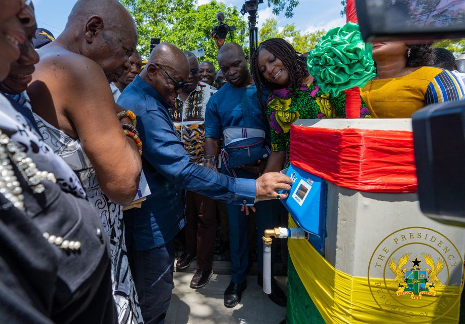 GHANA: 95 communities connected to drinking water in Adaklu ©State House of Ghana