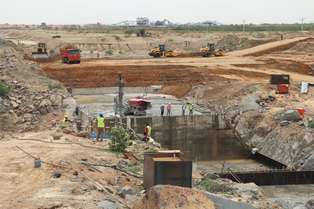 NIGER: following the coup, CGGC suspends construction of the Kandadji dam © AGENCE DU BARRAGE DE KANDADJI