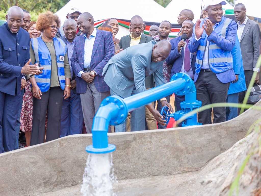 KENYA : le nouveau système d’irrigation de Kaigunji dessert 5 000 agriculteurs en eau ©Ministère kenyan de l'Eau