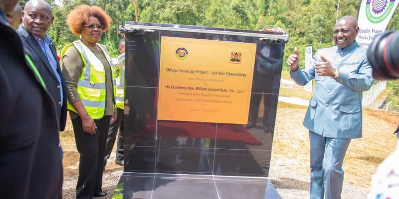 KENYA: William Ruto launches sanitation work in Othaya©Kenyan Ministry of Water