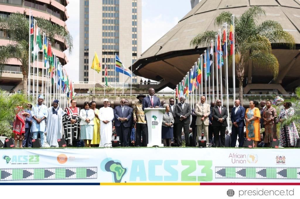 DÉCLARATION DE NAIROBI SUR LE CLIMAT : unie, l’Afrique attend du concret à la COP28 ©Présidence du Tchad