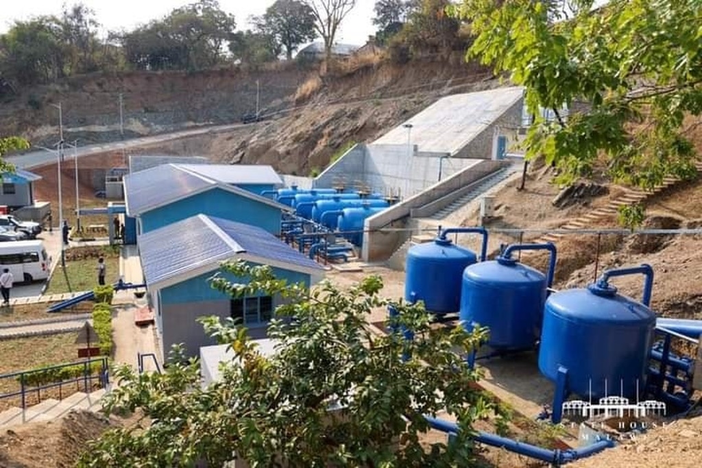 MALAWI : l’usine d’eau potable de Nkhata Bay dessert à nouveau 105 000 personnes ©Présidence du Malawi