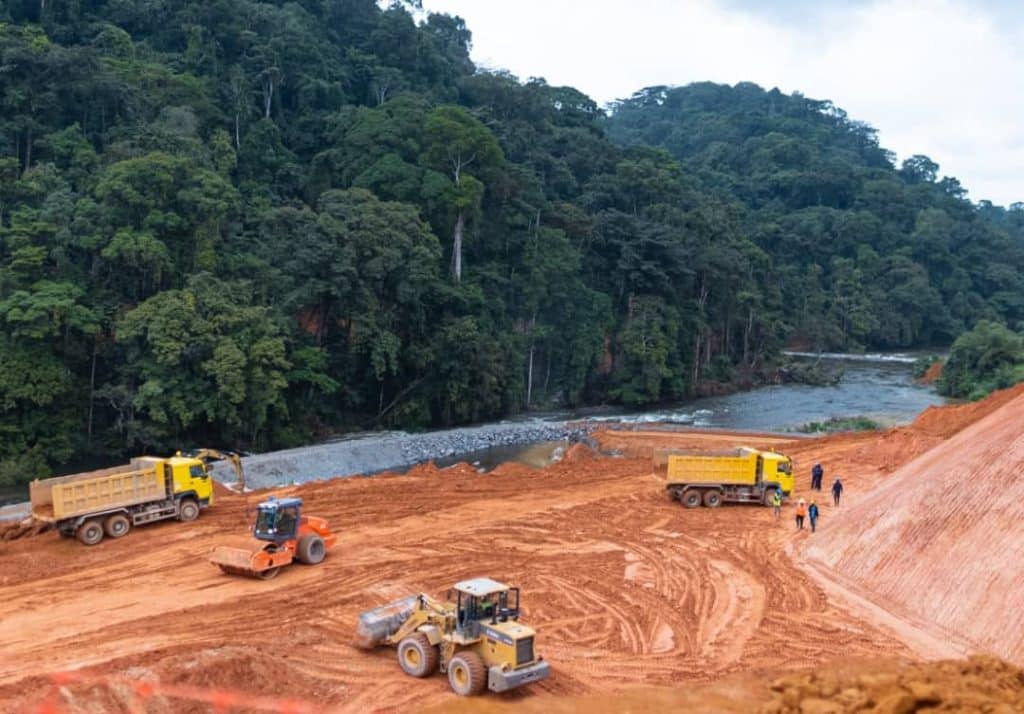 GABON : 4 banques décaissent 123 M€ pour le barrage hydroélectrique de Kinguélé Aval ©Ministère l’Energie et des Ressources Hydrauliques du Gabon