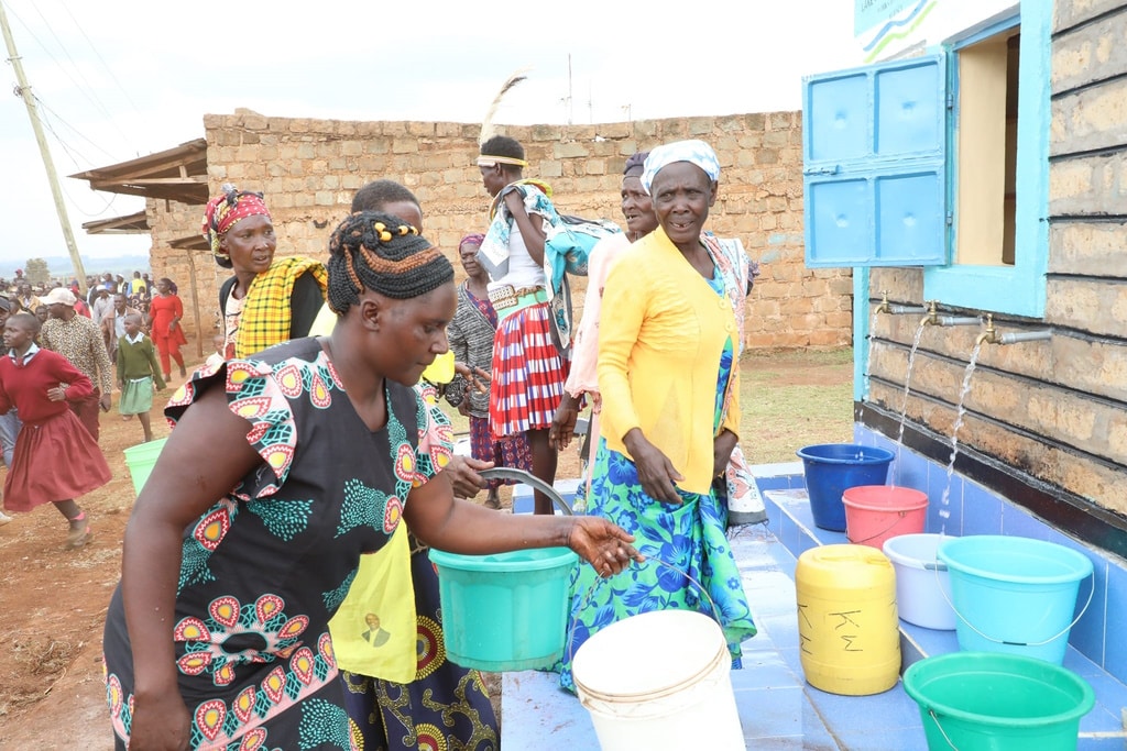 KENYA : à Kiptogot-Kolongolo, une AEP dessert 200 000 personnes en eau potable ©Ministère Kenyan de l'eau