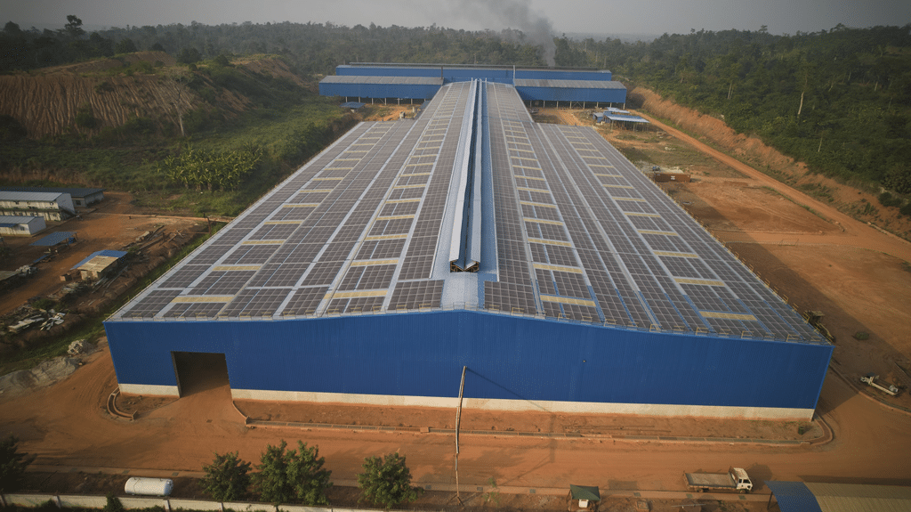 GHANA: in Kumasi, steelmaker Rider goes green with rooftop solar © Daystar Power