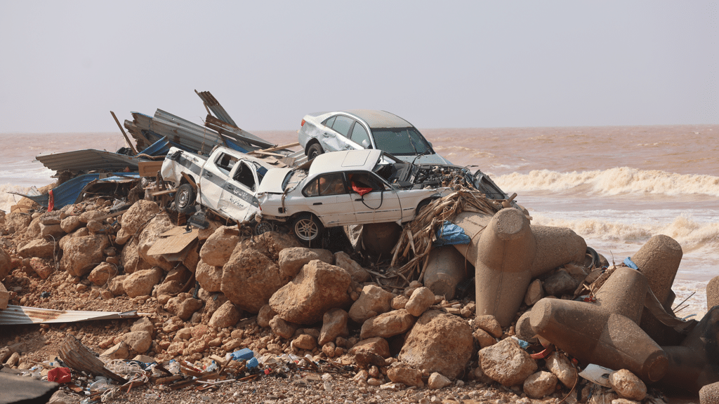 LIBYE : après le passage de la tempête Daniel, la reconstruction coûtera 1,8 Md$ © seraj elhouni/Shutterstock