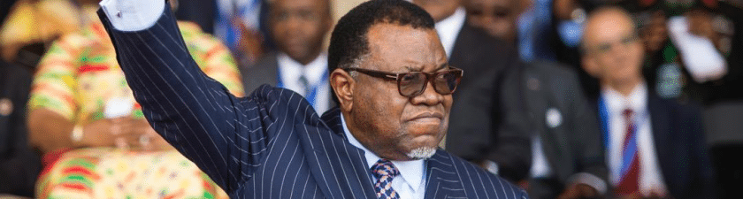 Le président namibien Hage Geingob, défenseur de la cause environnementale, est décédé © présidente tanzanienne Samia Suluhu