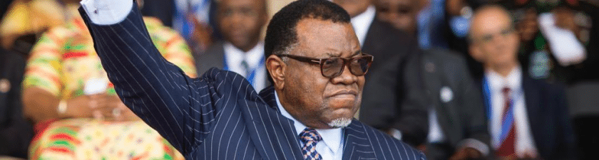 Namibian President Hage Geingob, environmental activist, has died ©Tanzanian President Samia Suluhu