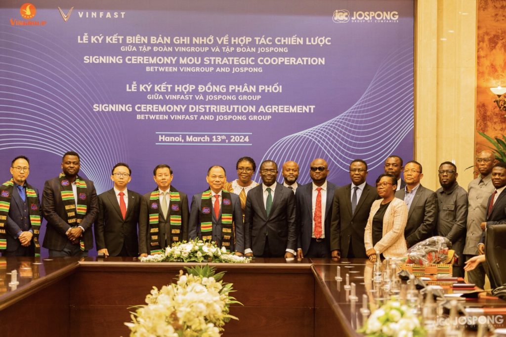 GHANA: Jospong to distribute electric vehicles from Vietnamese VinFast ©Jospong