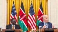 Kenyan president returns from Washington with $200m for sustainable housing and EVs ©Kenya presidency