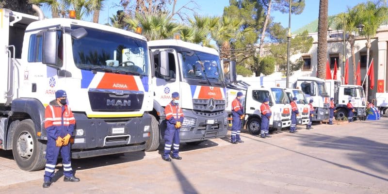 MOROCCO: Arma deploys trucks and containers for its first clean-up operation in Taza ©Arma Environnement