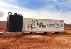 Osmosun installs its 1st desalination unit in Morocco for irrigation purpose ©Osmosun